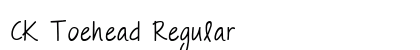 CK Toehead Regular font free download