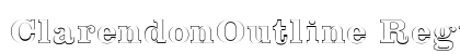 ClarendonOutline Regular font free download
