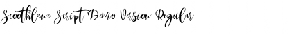 Scoothlane Script Demo Version Regular Font