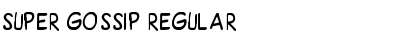 Super Gossip Regular Font