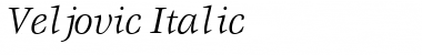 Veljovic Italic Font
