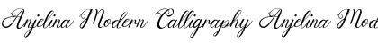 Anjelina Modern Calligraphy Font