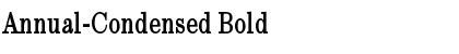 Annual-Condensed Bold