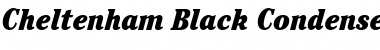 Cheltenham Black Condensed SSi Black Condensed Italic