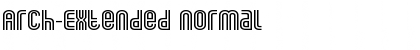 Arch-Extended Normal Font