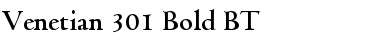 Venetian301 Bd BT Bold Font