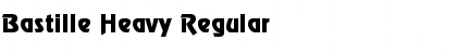 Bastille Heavy Regular Font