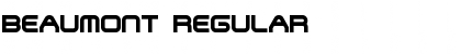 Beaumont Regular Font