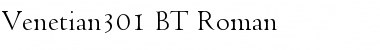 Venetian301 BT Roman Font