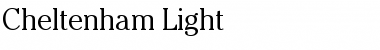 Cheltenham Light Font