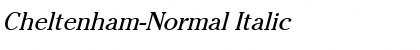 Cheltenham-Normal Italic