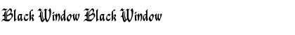Download Black Window Font