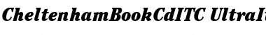 CheltenhamBookCdITC Bold Italic