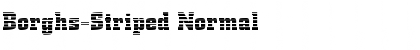 Borghs-Striped Font