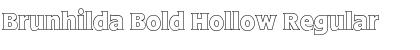 Brunhilda Bold Hollow Font