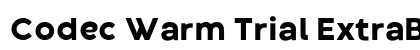 Codec Warm Trial ExtraBold preview