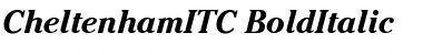 CheltenhamITC Bold Italic