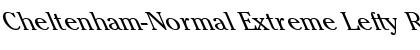 Cheltenham-Normal Extreme Lefty Regular Font