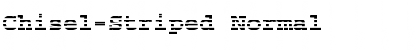 Chisel-Striped Font