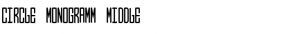 Circle Monogramm Middle Font
