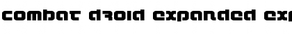 Download Combat Droid Expanded Font