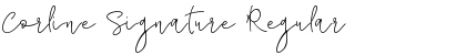 Corline Signature Regular Font