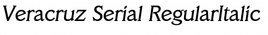Veracruz-Serial Font