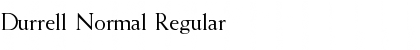 Durrell Normal Font