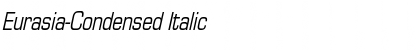 Eurasia-Condensed Italic Font
