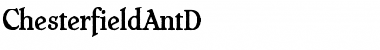 ChesterfieldAntD Regular Font