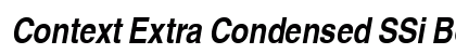 Context Extra Condensed SSi Bold Extra Condensed Italic Preview