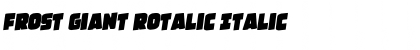 Frost Giant Rotalic Font