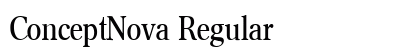 ConceptNova Regular Preview