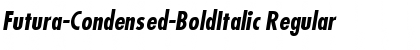 Download Futura-Condensed-BoldItalic Font
