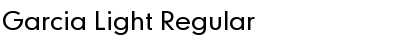 Garcia Light Regular Font