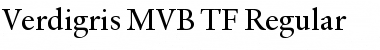 Verdigris MVB TF Regular Font