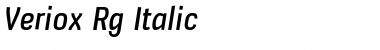 Veriox Italic Font