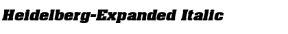 Heidelberg-Expanded Italic