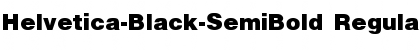 Helvetica-Black-SemiBold Regular Font