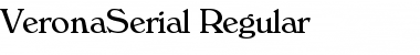 VeronaSerial Regular Font