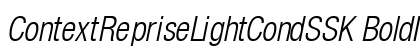 ContextRepriseLightCondSSK BoldItalic Preview
