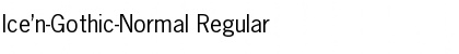 Ice'n-Gothic-Normal Regular Font