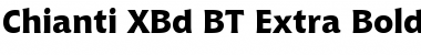 Chianti XBd BT Extra Bold Font