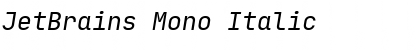 JetBrains Mono Italic