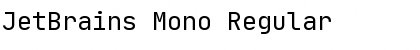 JetBrains Mono Regular