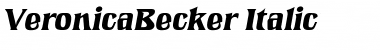 VeronicaBecker Italic