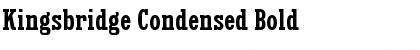 Kingsbridge Condensed Bold Font