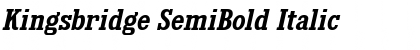 Kingsbridge SemiBold Italic