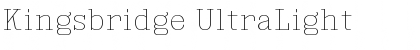 Kingsbridge UltraLight Font