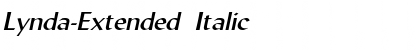 Lynda-Extended Italic